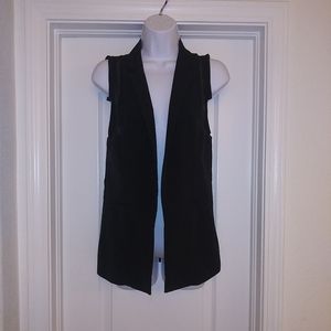 Stoosh Sleeveless Sheer Blazer Vest